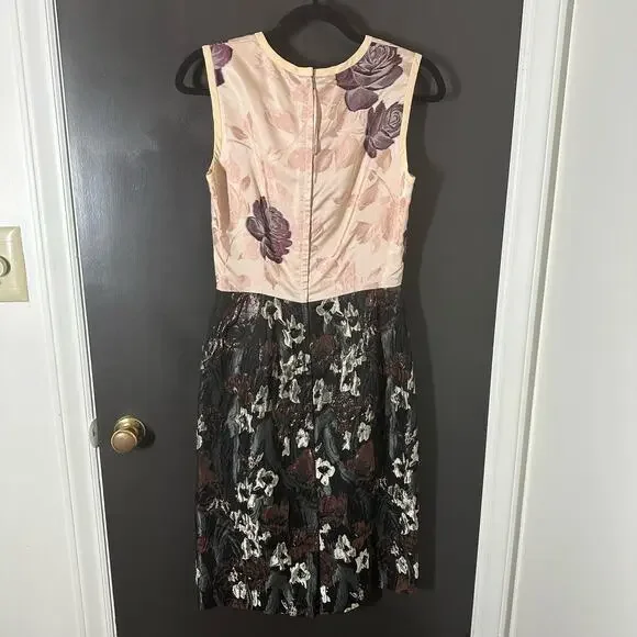 Dolce & Gabbana Women's Floral Jacquard Silk Blend Sleeveless Dress Size 42 - Picture 3 of 7